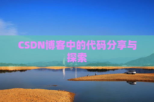 CSDN博客中的代码分享与探索